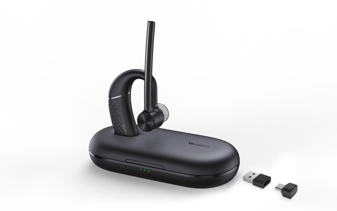 Yealink BH71 Pro USB-C/A Headset Wireless Ear-hook Office/Call center USB Type-C Bluetooth Black - Image 1