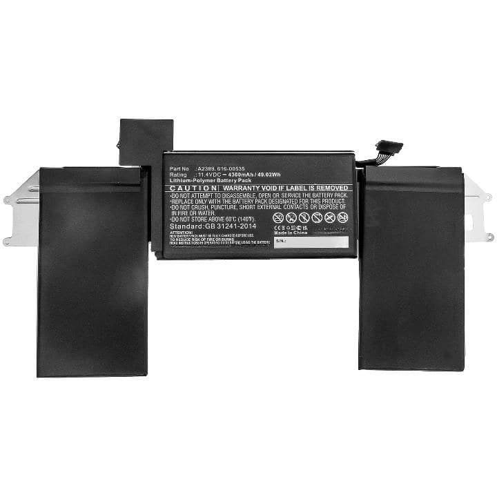 CoreParts Laptop Battery for Apple MacBook Air 13-inch (Late 2020) A2337 - 49.02Wh Li-Polymer 11.4V 4300mAh (A2389, MBXAP-BA0075) - Image 1