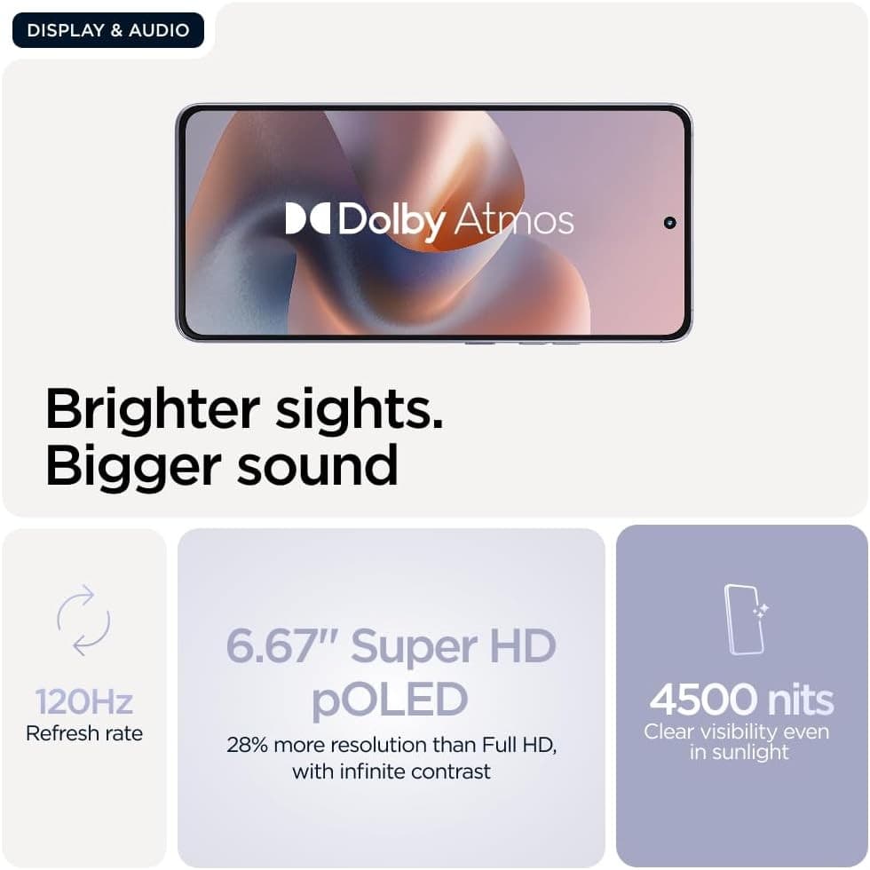 Motorola Moto G86 5G 256GB 8GB RAM Smartphone - Cosmic Sky - Image 3