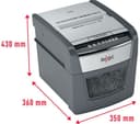 REXEL Optimum AutoFeed+ 45X Cross Cut Paper Shredder (2020045X) thumbnail 3