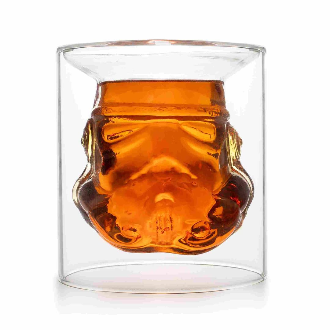 Original Stormtrooper 3D Inverted Whiskey Glass - 150ml - Image 1