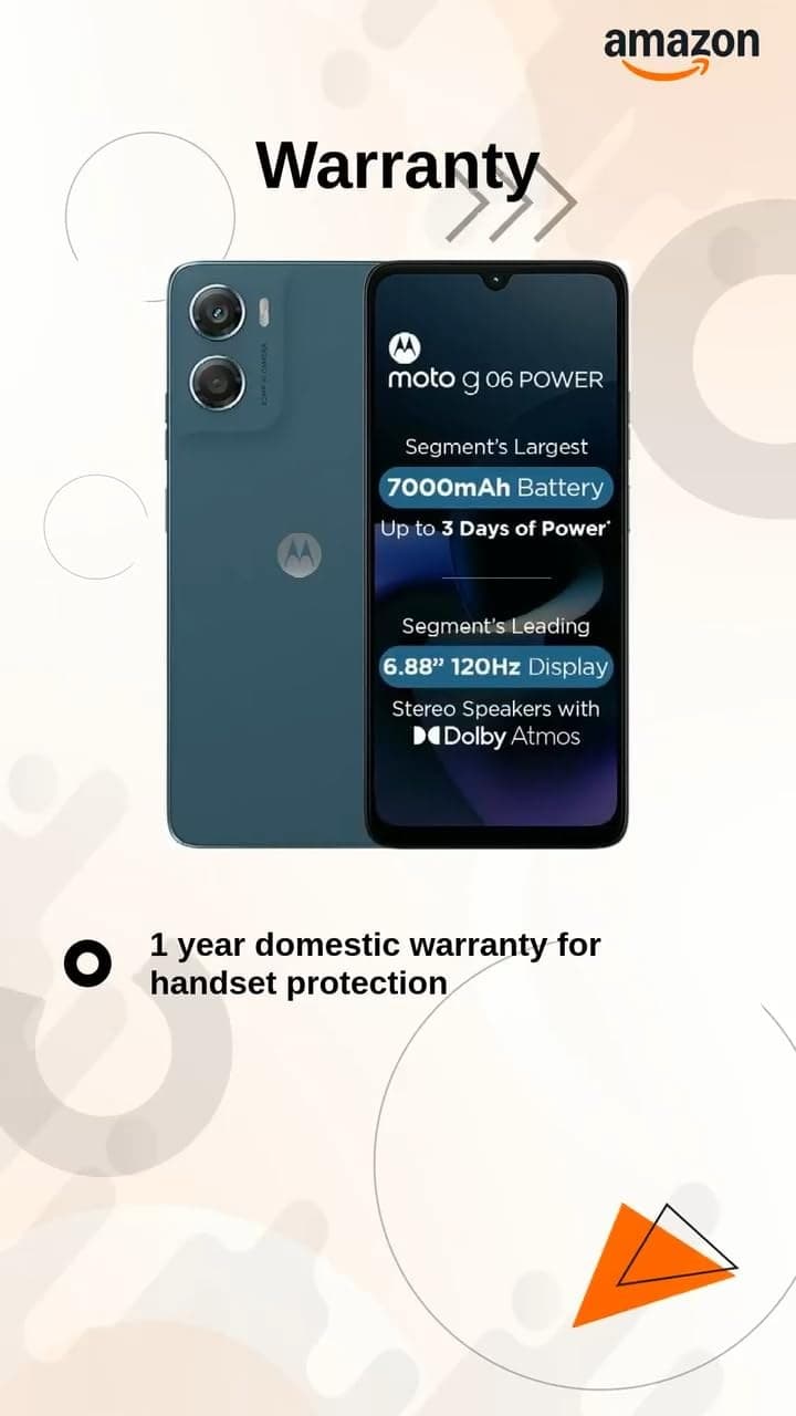 Motorola G06 Smartphone - Pantone Tapestry - Image 2