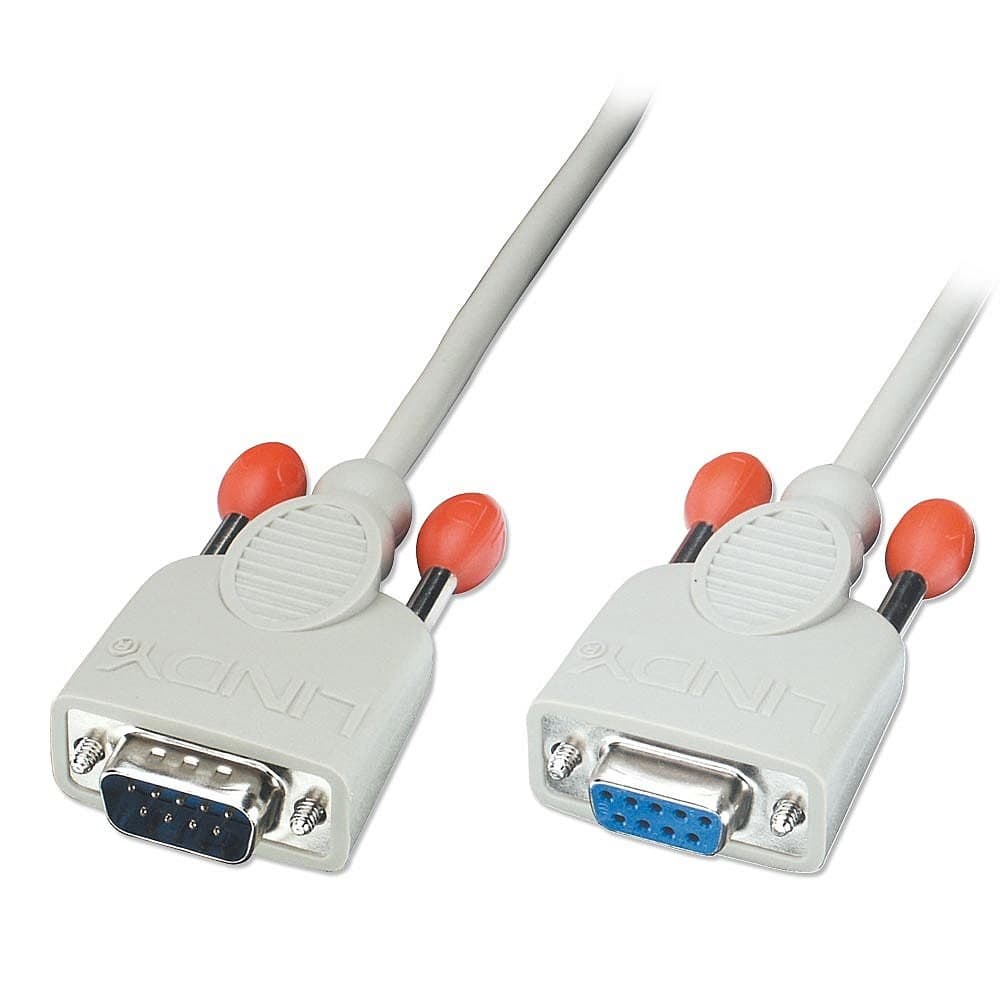 Lindy RS232 Cable 9P-SubD M/F 10m - Image 1