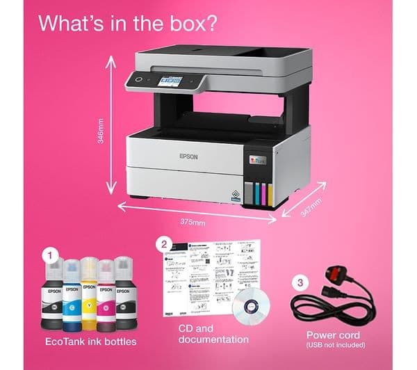 Epson EcoTank ET-5150 All-in-One Wireless Inkjet Printer White - Image 6