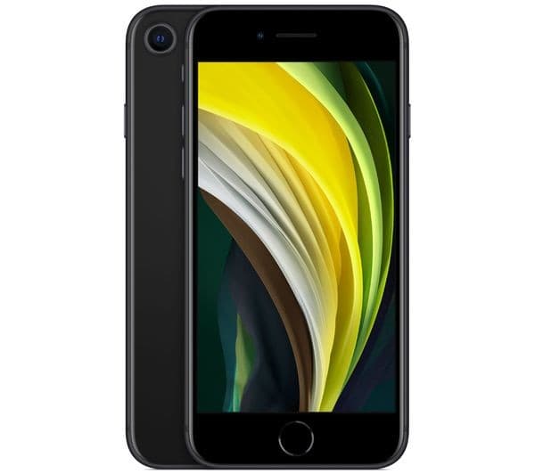 Apple iPhone SE (2020) - 64 GB, Black - Image 1