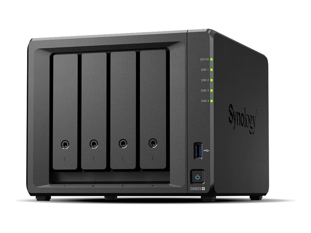 Synology DiskStation DS925+ 4-Bay NAS Server (4GB RAM)