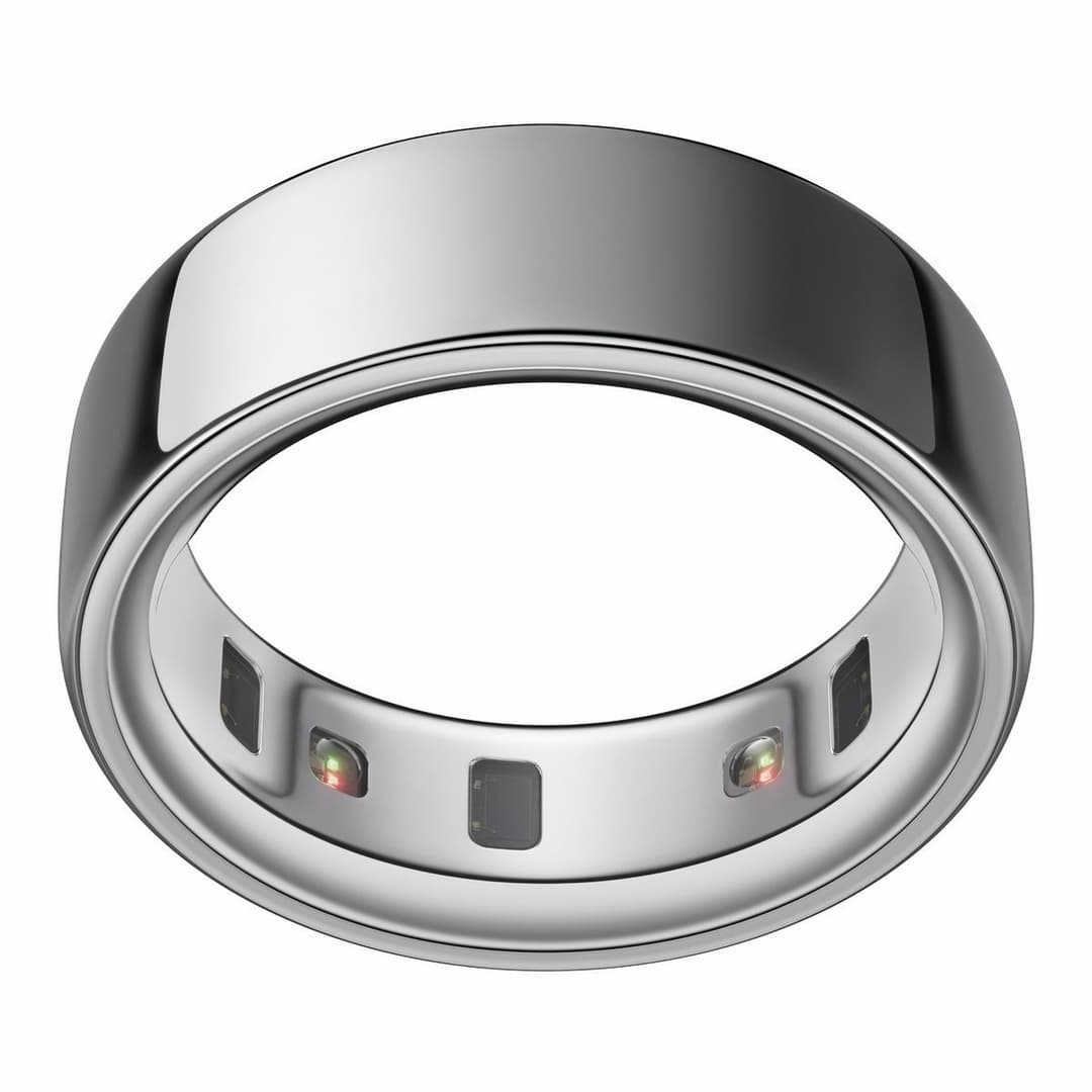 Oura Ring 4 Smart Ring - Silver, Size 6 - Image 1