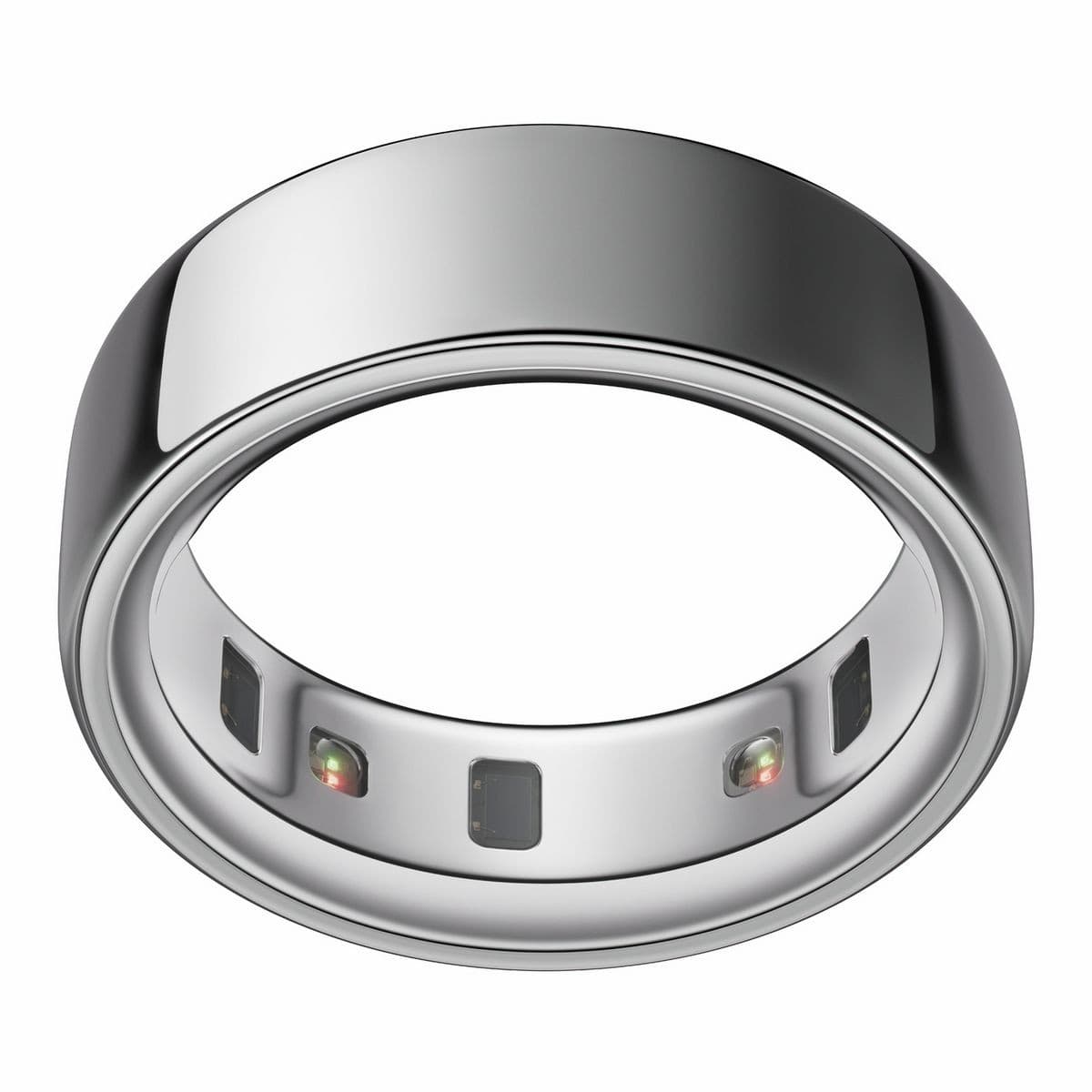 Oura Ring 4 Smart Ring - Silver, Size 6