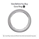 Oura Ring 4 Smart Ring - Silver, Size 6 thumbnail 3