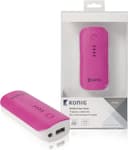 König Royal CS4400PB001 4400mAh Power Bank - Pink thumbnail 2