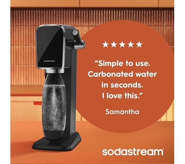 SODASTREAM Art Sparkling Water Maker - Black - Image 4