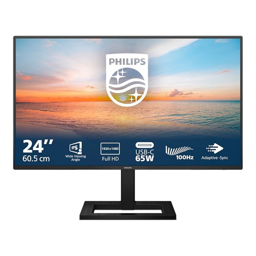 Philips 24E1N1300AE 23.8" Full HD 100Hz IPS 1ms Height adjustable LCD Monitor - Image 1
