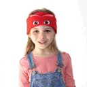PJ Masks Owlette Kid's Fleece Audio Band Washable Wired Headphones - Red thumbnail 6