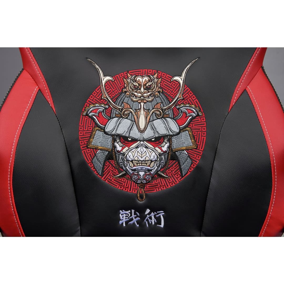 Subsonic Iron Maiden Senjutsu Junior Gaming Chair - Black and Red - Image 8