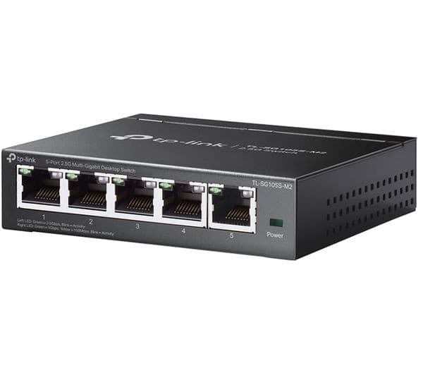 TP-Link TL-SG105S-M2 5-Port 2.5G Multi-Gigabit Network Switch Black - Image 3