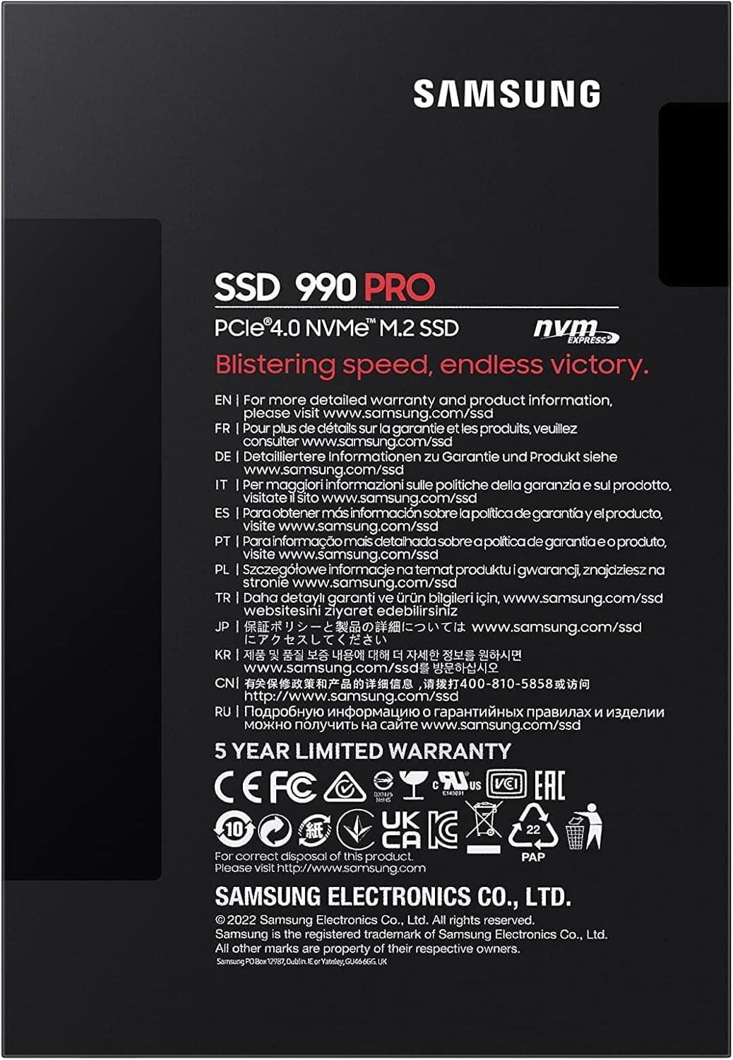Samsung 990 PRO 2TB NVMe M.2 SSD - Image 3