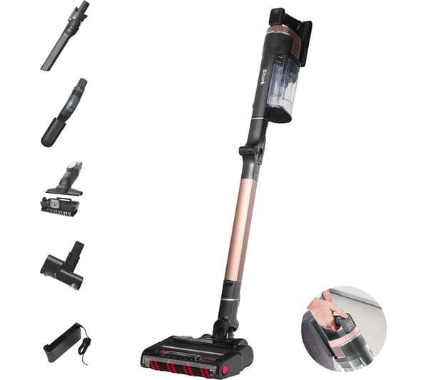 Shark Stratos Anti Hair Wrap Plus IZ400UK Cordless Vacuum Cleaner - Rose Gold