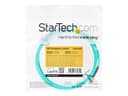 StarTech 450FBLCLC3 OM4 Duplex Multimode Fiber Patch Cable LC to LC 3m Aqua thumbnail 5