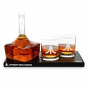 Official Atari CX-10 Joystick Decanter Set 750ml with 2 x 300ml Action Button Whisky Glasses & CX78+ Tray thumbnail 1