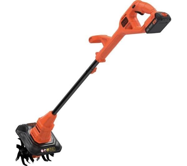 BLACK + DECKER BETL1820L-GB Cordless Tiller - Orange