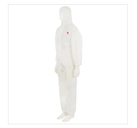 3M Protective Coverall 4520 White/Green Size M (4520WM) - Image 1