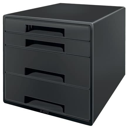 Leitz Recycle 4 Drawer Cabinet A4 Maxi Black - Image 1