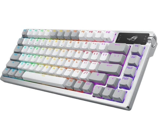 ASUS ROG Azoth Wireless Mechanical Gaming Keyboard - Moonlight White - Image 3