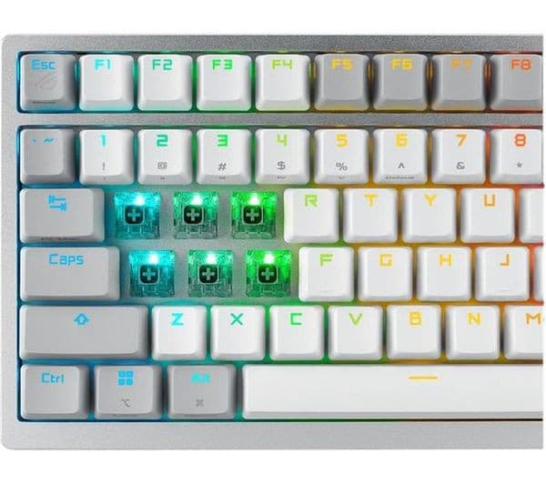 ASUS ROG Azoth Wireless Mechanical Gaming Keyboard - Moonlight White - Image 8