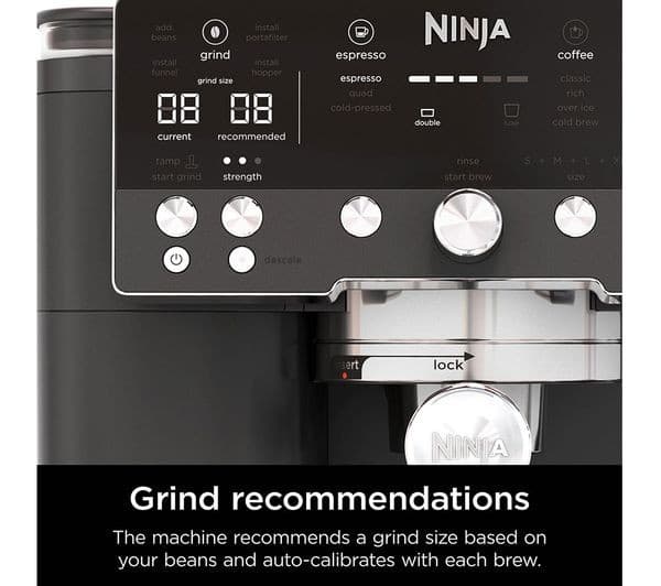Ninja Luxe Cafe Premier Series ES601UKBK Bean to Cup Coffee Machine - Black - Image 4