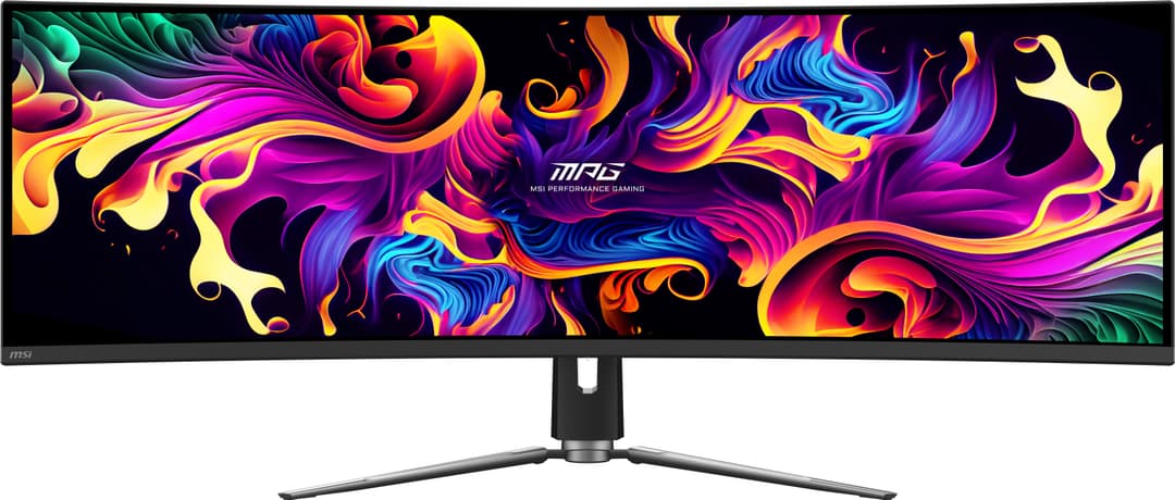 MSI MPG 491CQPX 49" DQHD QD-OLED 240Hz Curved Gaming Monitor - Black - Image 4