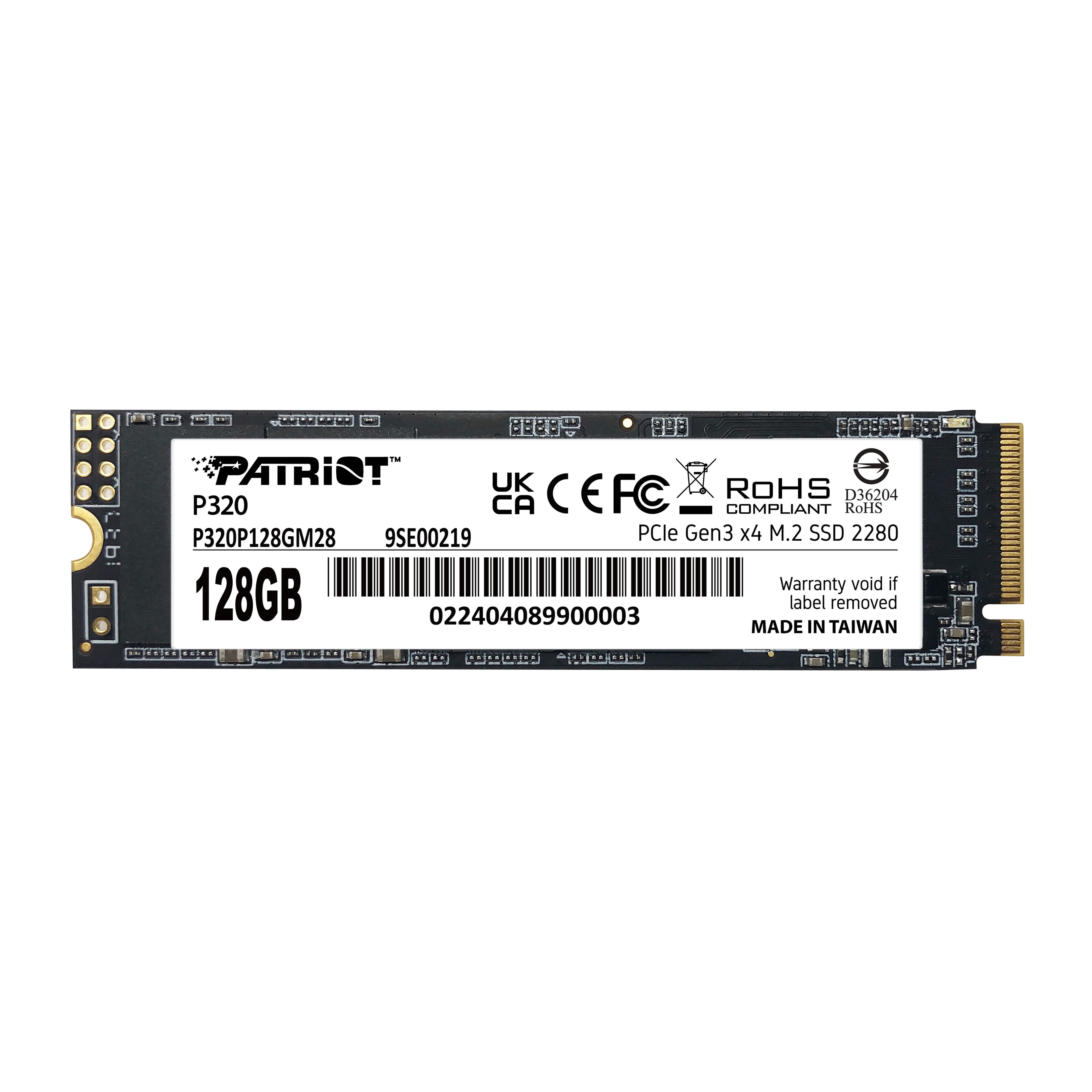 Patriot Memory P320 128 GB M.2 2280 PCI Express 3.0 NVMe SSD
