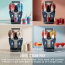 Ninja SLUSHi Twist Frozen Drink Maker Dual Vessel Blue thumbnail 6