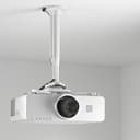 Chief KITEC030045W White Ceiling Projector Kit (30-45 cm) - RSMEUW Mini Elite Mount, CPA116W Ceiling Plate, CPA640W Shield Ring thumbnail 1