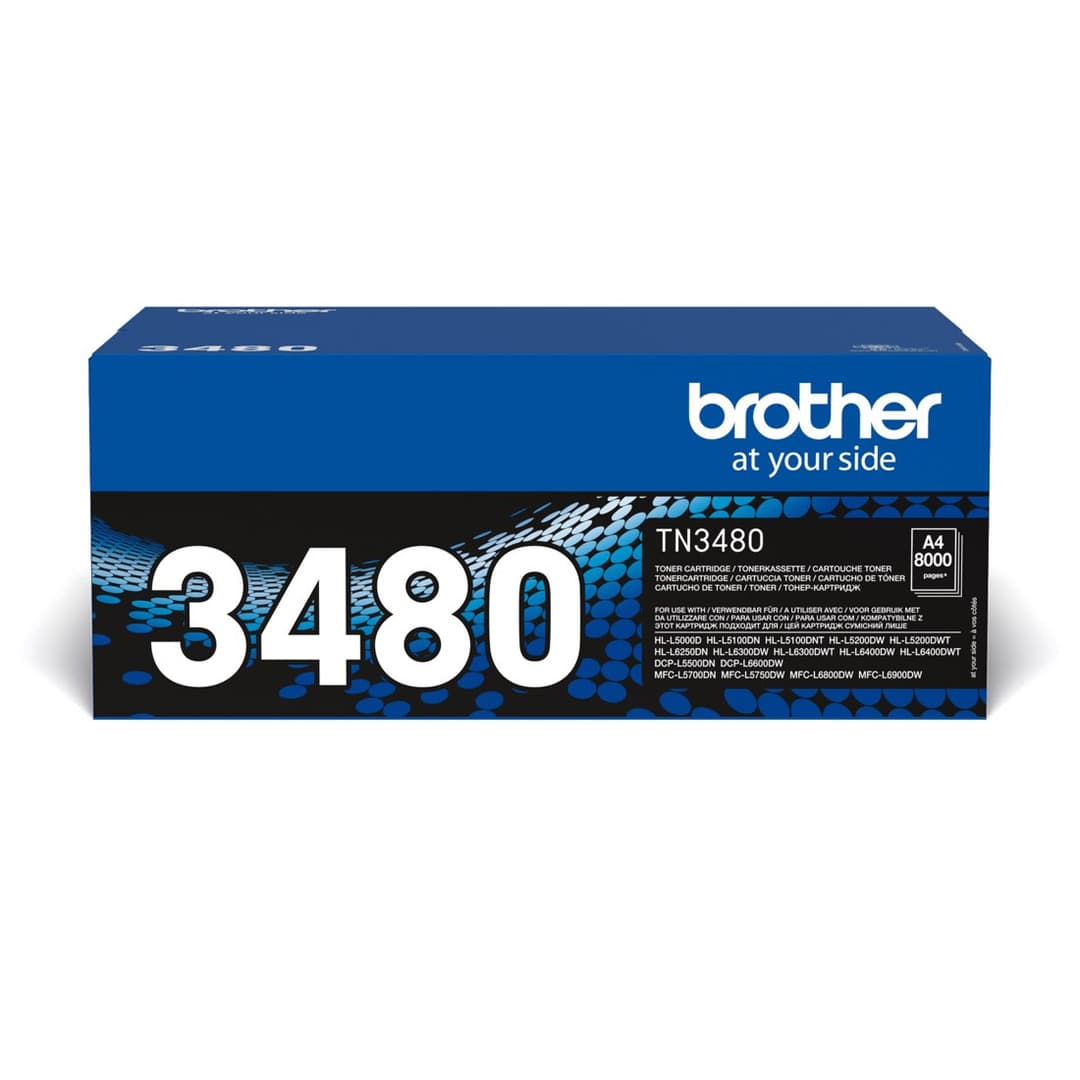 Brother TN-3480 toner cartridge 1 pc(s) Original High Yield Black (8,000 pages) - Image 1