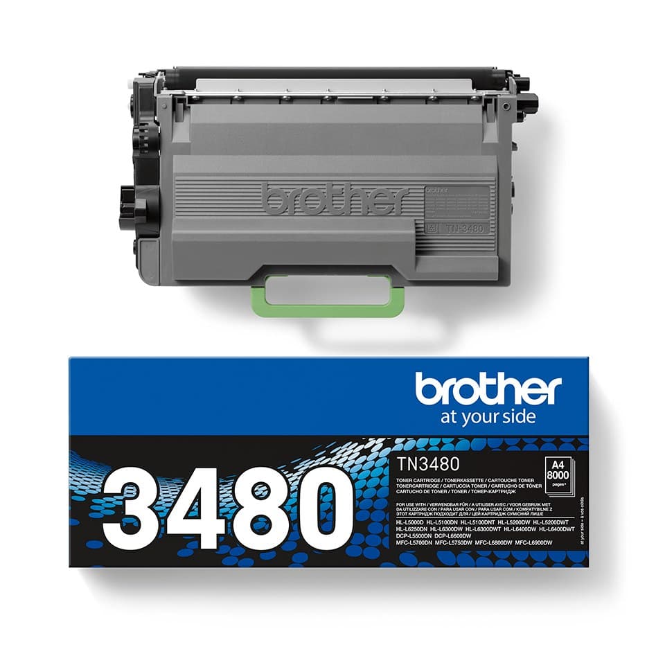 Brother TN-3480 toner cartridge 1 pc(s) Original High Yield Black (8,000 pages) - Image 3