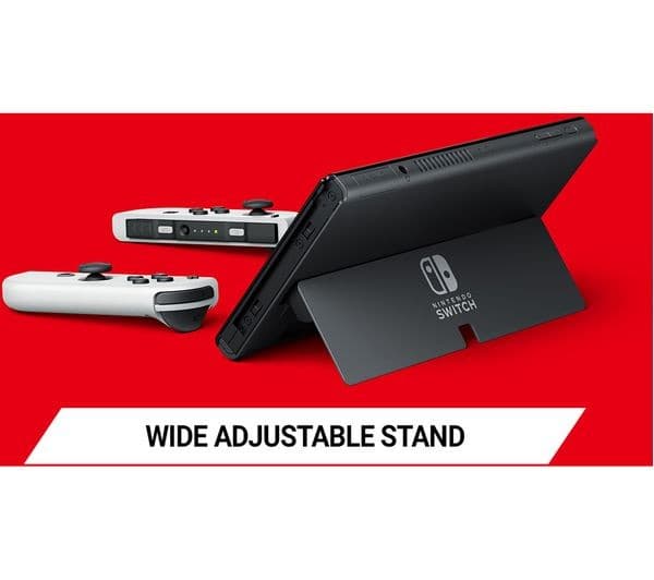 Nintendo Switch OLED Console Neon Red & Blue - Image 5