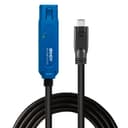 Lindy 43381 USB cable USB 3.2 Gen 1 (3.1 Gen 1) 8 m USB C USB A 5 Gbit/s Black, Blue thumbnail 1