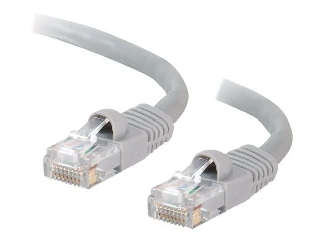 C2G 83141 Cat5e Snagless Booted UTP Network Patch Cable 1m Grey - Image 3