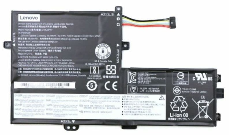 11.25V 52.5Wh 3-cell