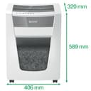 Leitz IQ Office Pro paper shredder Cross Cut P4 30L 20 Sheets 55 dB 23 cm White thumbnail 3