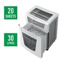 Leitz IQ Office Pro paper shredder Cross Cut P4 30L 20 Sheets 55 dB 23 cm White thumbnail 4