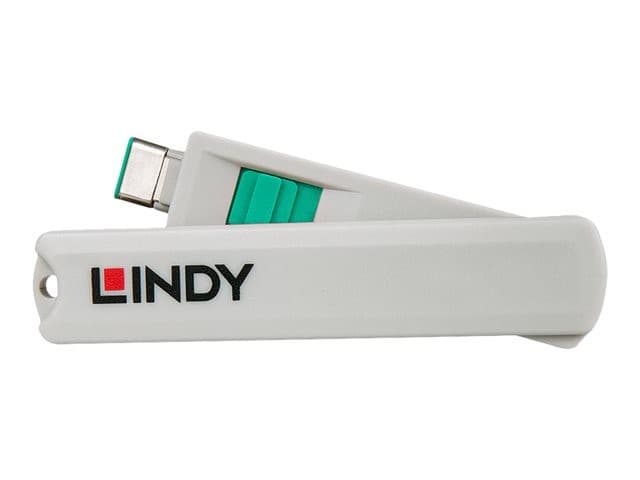 Lindy USB-C Port Blocker Green - Image 2