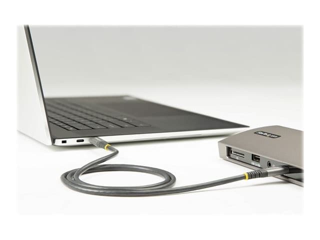 StarTech USB-C Cable 2m Black Grey - Image 4