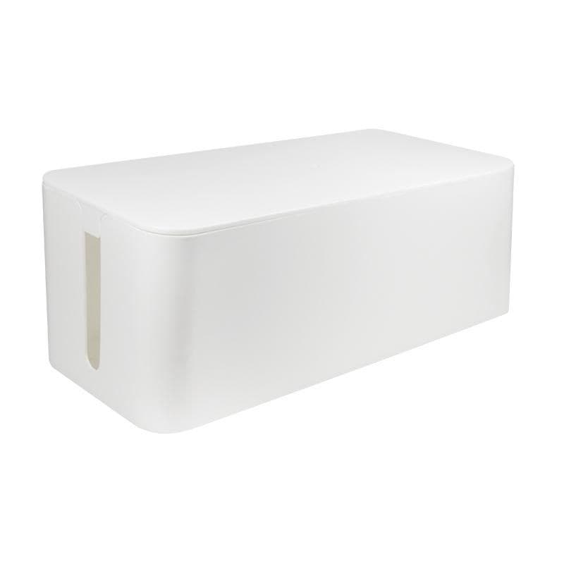 LogiLink KAB0063 Cable Box, Large, 407 x 157 x 133.5 mm, White