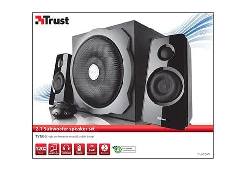 Trust Tytan 2.1 speaker set 60 W PC Black 2.1 channels - Image 2