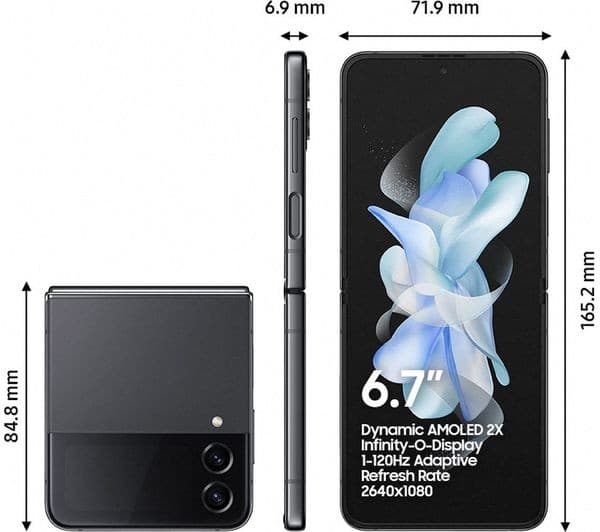 Samsung Galaxy Z Flip4 128GB Black - Image 2