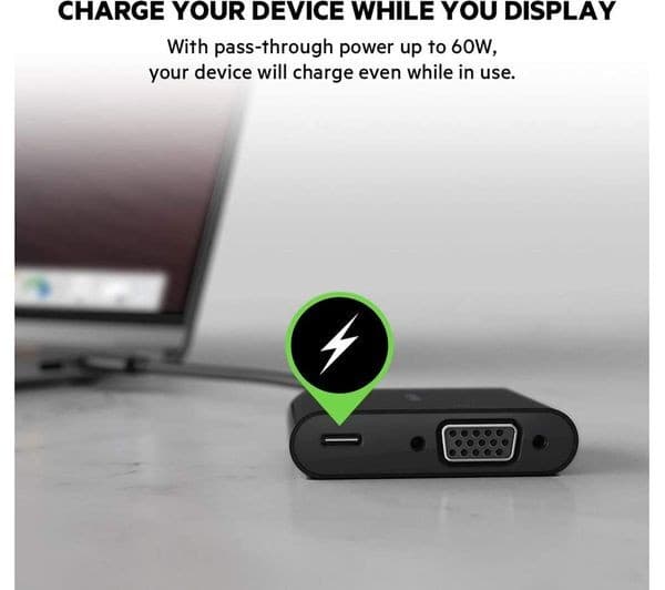 BELKIN USB-C to VGA Adapter - Image 2