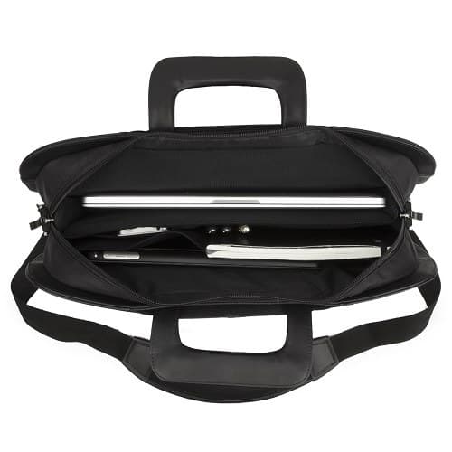 Dell Executive Leather Laptop Briefcase 14" (460-BBUL) - Black - Image 3