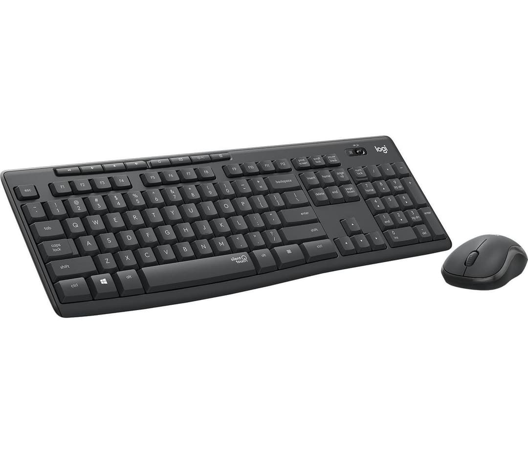 Logitech MK295 Silent Wireless Keyboard and Mouse Combo Graphite - US International - Image 1