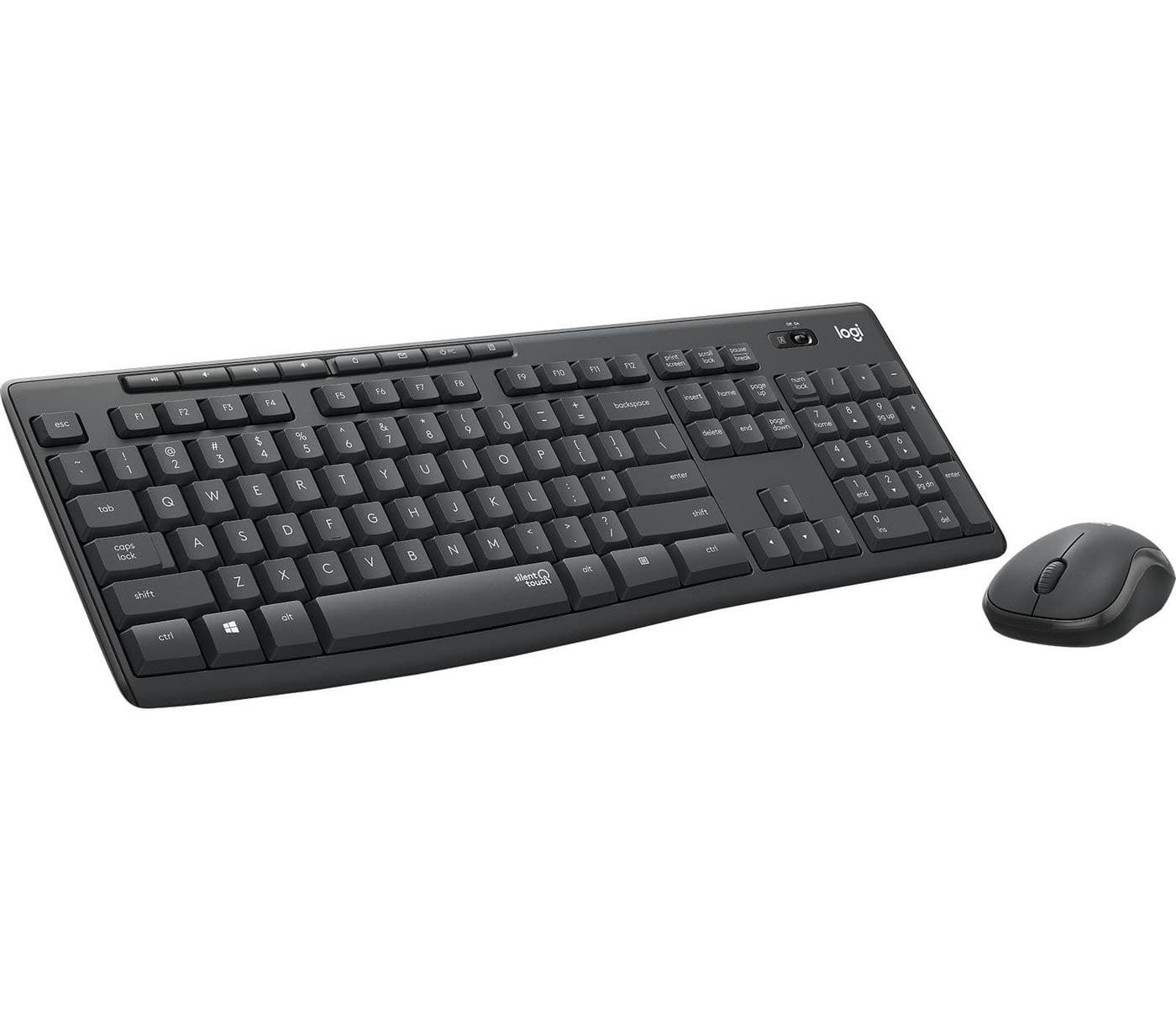 Logitech MK295 Silent Wireless Keyboard and Mouse Combo Graphite - US International